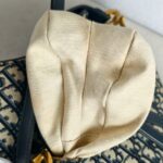 Dior Saddle Bag with Strap Blue with Canvas/Leather and Gold Hardware #GUUOO-1 - Image 31
