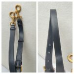 Dior Saddle Bag with Strap Blue with Canvas/Leather and Gold Hardware #GUUOO-1 - Image 13