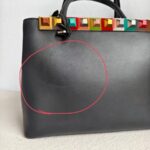 Fendi 2Jour Small Black Smooth Leather and Gold Hardware #GUUSU-4 - Image 3