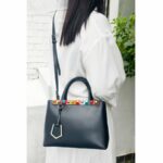 Fendi 2Jour Small Black Smooth Leather and Gold Hardware #GUUSU-4 - Image 46