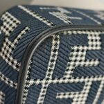 Fendi Baguette Bag Grey Canvas with Leather and Silver Hardware #GUURR-1 - Image 15