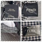 Fendi Baguette Bag Grey Canvas with Leather and Silver Hardware #GUURR-1 - Image 25