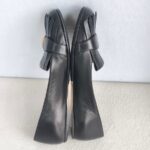 Gucci Loafers Black Leather with Gold Hardware Size 38 #GUUTT-2 - Image 8