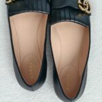 Gucci Loafers Black Leather with Gold Hardware Size 38 #GUUTT-2 - Image 11
