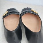 Gucci Loafers Black Leather with Gold Hardware Size 38 #GUUTT-2 - Image 13