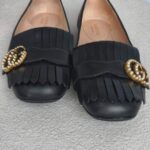 Gucci Loafers Black Leather with Gold Hardware Size 38 #GUUTT-2 - Image 6