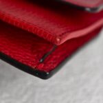 Gucci WOC Interlocking Wallet On Chain Red Calf Leather with Gold Hardware #GUCEE-1 - Image 9