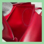 Hermes Constance Mini 18 Rouge Vif Tadelakt Leather with Palladium Plated Hardware #GUURT-2 - Image 29