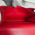 Hermes Constance Mini 18 Rouge Vif Tadelakt Leather with Palladium Plated Hardware #GUURT-2 - Image 36