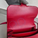 Hermes Constance Mini 18 Rouge Vif Tadelakt Leather with Palladium Plated Hardware #GUURT-2 - Image 23