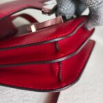 Hermes Constance Mini 18 Rouge Vif Tadelakt Leather with Palladium Plated Hardware #GUURT-2 - Image 20