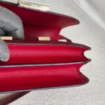 Hermes Constance Mini 18 Rouge Vif Tadelakt Leather with Palladium Plated Hardware #GUURT-2 - Image 18