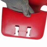 Hermes Constance Mini 18 Rouge Vif Tadelakt Leather with Palladium Plated Hardware #GUURT-2 - Image 13