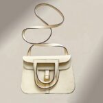 Hermes Hazlan 25 Nata Clemence Leather with Gold Plated Hardware #GUURT-1