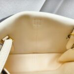 Hermes Hazlan 25 Nata Clemence Leather with Gold Plated Hardware #GUURT-1 - Image 31