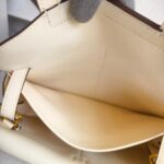 Hermes Hazlan 25 Nata Clemence Leather with Gold Plated Hardware #GUURT-1 - Image 33
