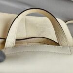 Hermes Hazlan 25 Nata Clemence Leather with Gold Plated Hardware #GUURT-1 - Image 19