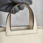 Hermes Hazlan 25 Nata Clemence Leather with Gold Plated Hardware #GUURT-1 - Image 18