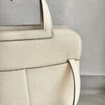 Hermes Hazlan 25 Nata Clemence Leather with Gold Plated Hardware #GUURT-1 - Image 6