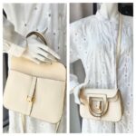 Hermes Hazlan 25 Nata Clemence Leather with Gold Plated Hardware #GUURT-1 - Image 37