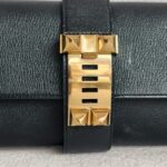 Hermes Pochette Medor 23 Black Mysore Leather with Gold Plated Hardware #GUURT-3 - Image 15