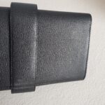 Hermes Pochette Medor 23 Black Mysore Leather with Gold Plated Hardware #GUURT-3 - Image 6