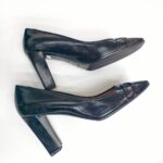Hermes Pump Size 39 Black leather #RRRK-1 - Image 14