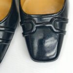 Hermes Pump Size 39 Black leather #RRRK-1 - Image 4