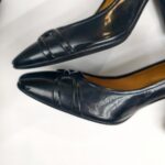 Hermes Pump Size 39 Black leather #RRRK-1 - Image 7