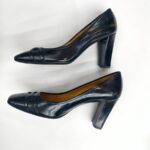 Hermes Pump Size 39 Black leather #RRRK-1 - Image 8