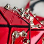 Issey Miyake Bao Bao Red Bag #GUUTO-7 - Image 8