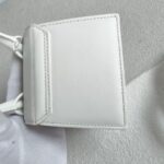 Jacquemus The Chiquito White Leather with Gold Hardware #GUUYR-6 - Image 4