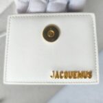 Jacquemus The Chiquito White Leather with Gold Hardware #GUUYR-6 - Image 19