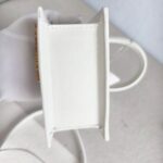 Jacquemus The Chiquito White Leather with Gold Hardware #GUUYR-6 - Image 7