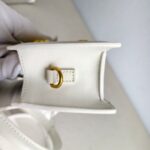 Jacquemus The Chiquito White Leather with Gold Hardware #GUUYR-6 - Image 5
