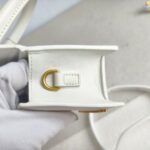 Jacquemus The Chiquito White Leather with Gold Hardware #GUUYR-6 - Image 6