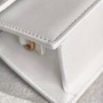 Jacquemus The Chiquito White Leather with Gold Hardware #GUUYR-6 - Image 9