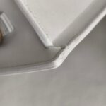 Jacquemus The Chiquito White Leather with Gold Hardware #GUUYR-6 - Image 10