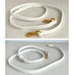 Jacquemus The Chiquito White Leather with Gold Hardware #GUUYR-6 - Image 16