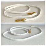 Jacquemus The Chiquito White Leather with Gold Hardware #GUUYR-6 - Image 15