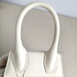 Jacquemus The Chiquito White Leather with Gold Hardware #GUUYR-6 - Image 3