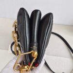LV Coussin BB Black Monogram-embossed puffy lambskin with Gold Hardware #GUUYR-5 - Image 8