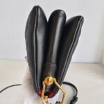 LV Coussin BB Black Monogram-embossed puffy lambskin with Gold Hardware #GUUYR-5 - Image 7