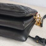 LV Coussin BB Black Monogram-embossed puffy lambskin with Gold Hardware #GUUYR-5 - Image 13