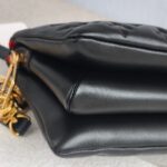 LV Coussin BB Black Monogram-embossed puffy lambskin with Gold Hardware #GUUYR-5 - Image 12