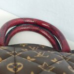 LV Etoile Exotique Limited Edition Brown Monogram Canvas with Snake Skin/ Ostrich Skin/ Leather and Gold Hardware #GUCEK-1 - Image 19