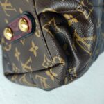 LV Etoile Exotique Limited Edition Brown Monogram Canvas with Snake Skin/ Ostrich Skin/ Leather and Gold Hardware #GUCEK-1 - Image 14