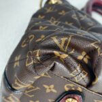 LV Etoile Exotique Limited Edition Brown Monogram Canvas with Snake Skin/ Ostrich Skin/ Leather and Gold Hardware #GUCEK-1 - Image 13