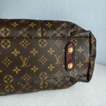 LV Etoile Exotique Limited Edition Brown Monogram Canvas with Snake Skin/ Ostrich Skin/ Leather and Gold Hardware #GUCEK-1 - Image 12