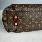 LV Etoile Exotique Limited Edition Brown Monogram Canvas with Snake Skin/ Ostrich Skin/ Leather and Gold Hardware #GUCEK-1 - Image 11